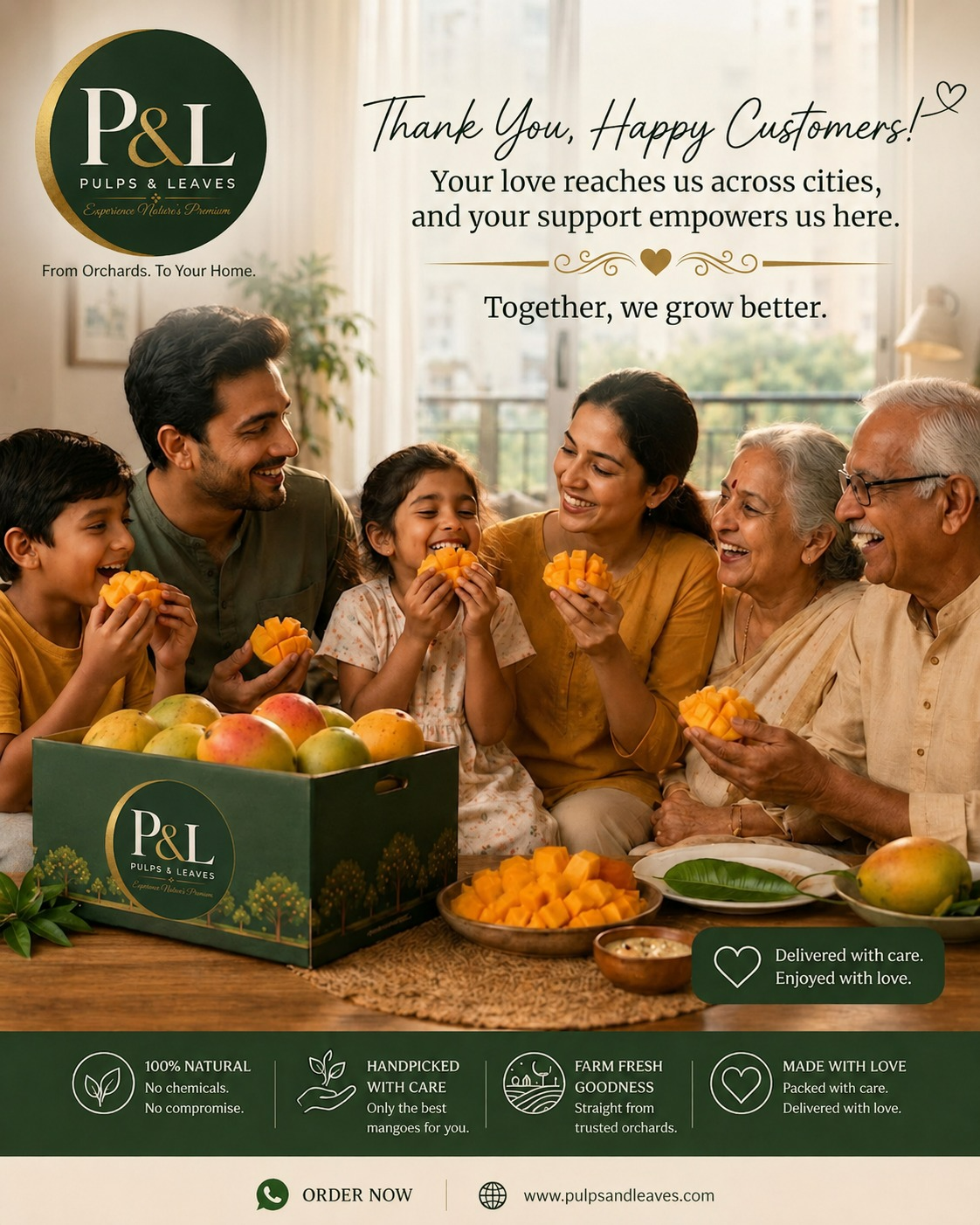 Pulps and Leaves happy customers
